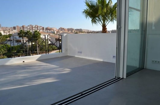 terrasse en mortier epoxy
