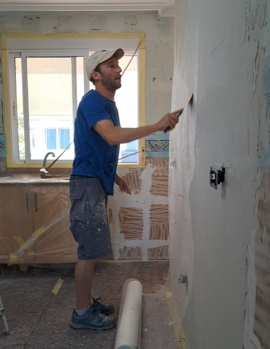 photo application beton cire